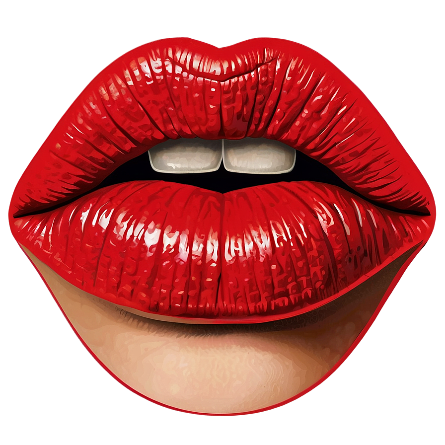 Red Lips Sticker Png 05252024 PNG Image