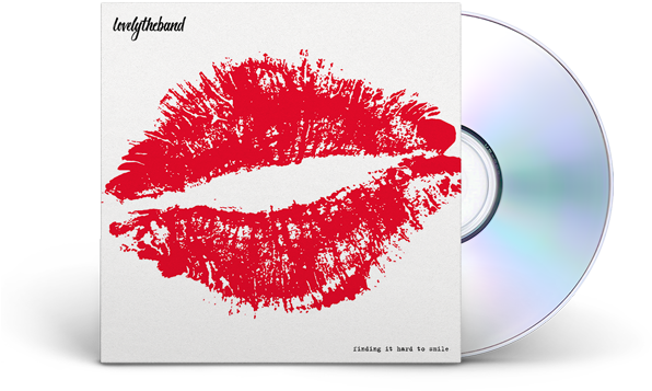 Red Lipstick Kiss C D Cover PNG Image