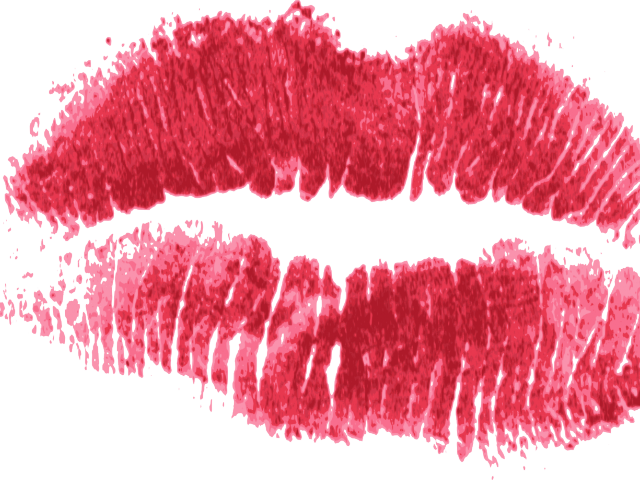 Red Lipstick Kiss Mark PNG Image