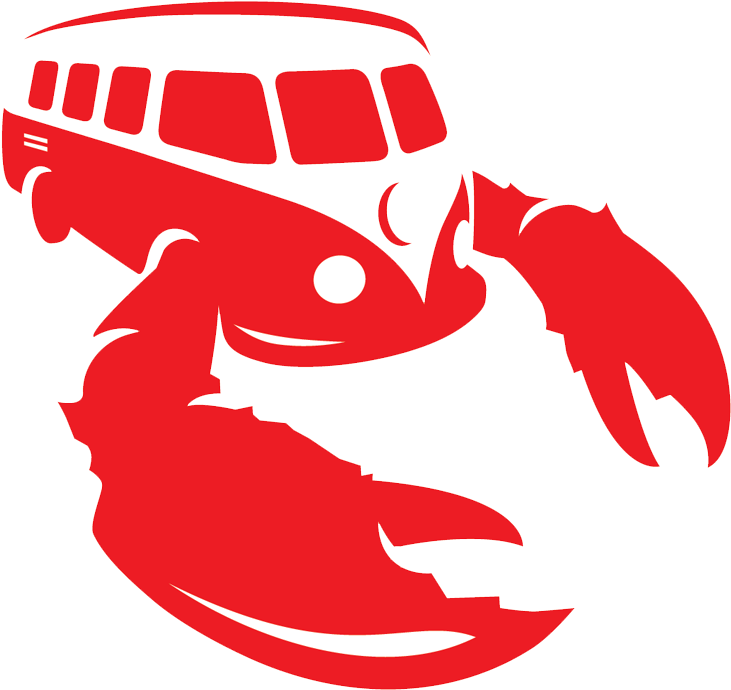 Red Lobster Bus Hybrid Graphic PNG Image