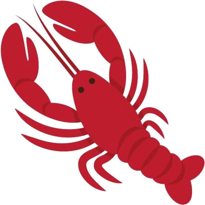 Red Lobster Illustration PNG Image