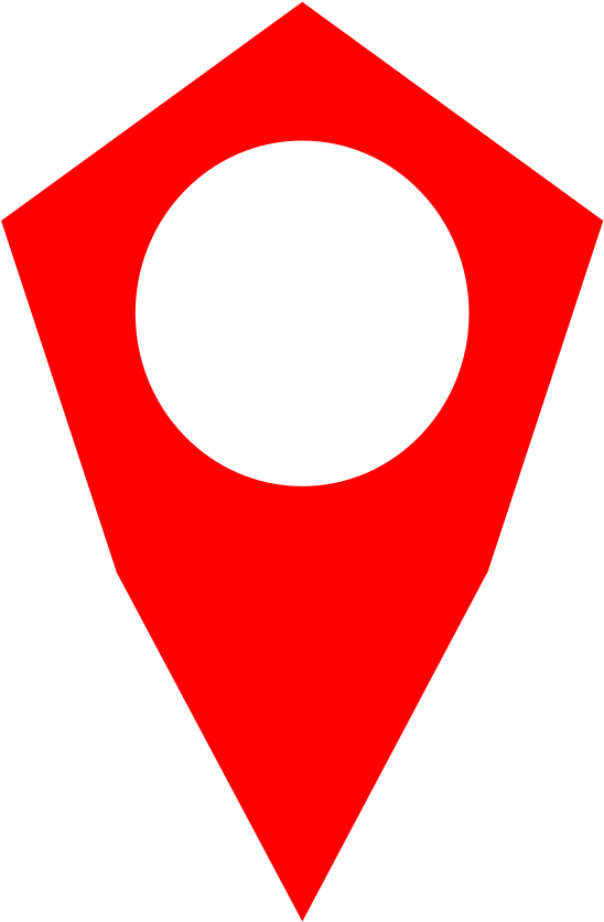 Red Location Pin Icon PNG Image