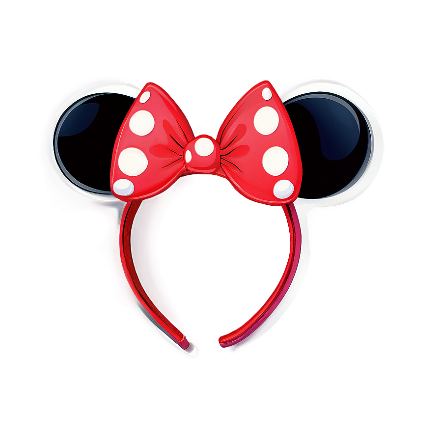 Red Minnie Mouse Ears Png Otw35 PNG Image