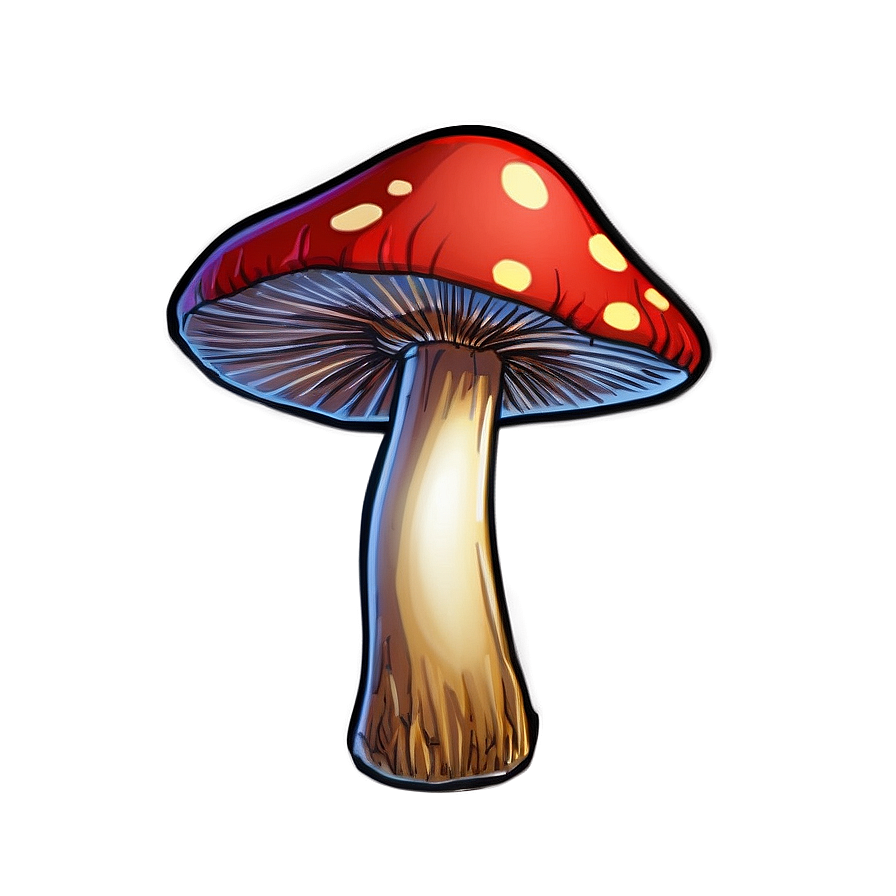 Red Mushroom Png Evy2 PNG Image