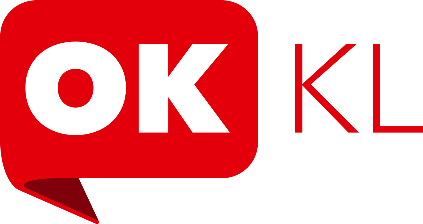 Red O K Bubble Icon PNG Image