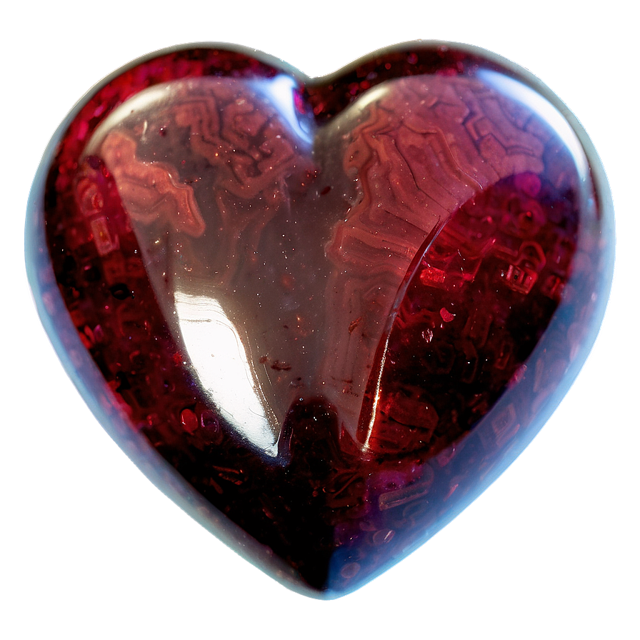 Red Obsidian Heart Png Tjy PNG Image