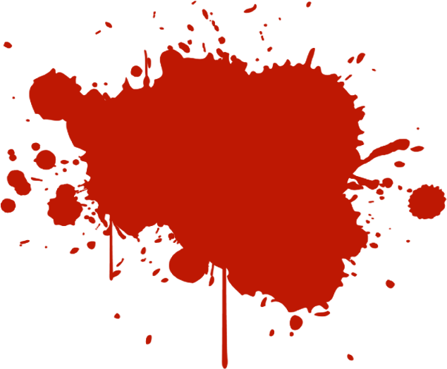 Red Paint Splatter Graphic PNG Image