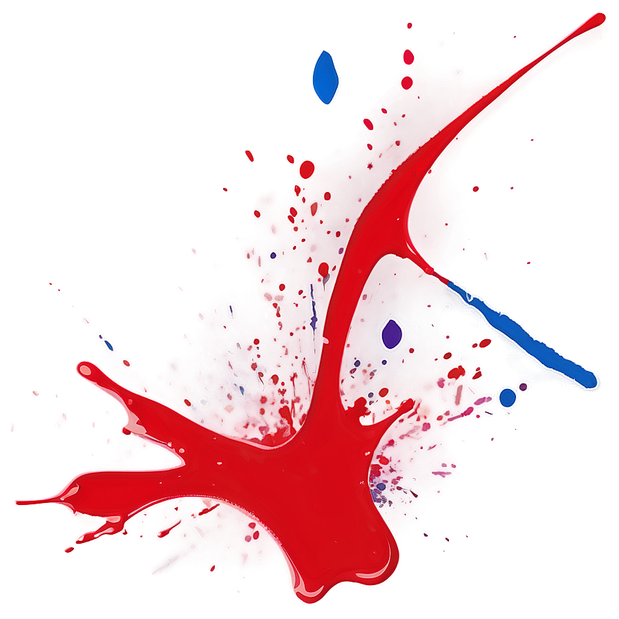 Red Paint Splatter Vector Png 06262024 PNG Image