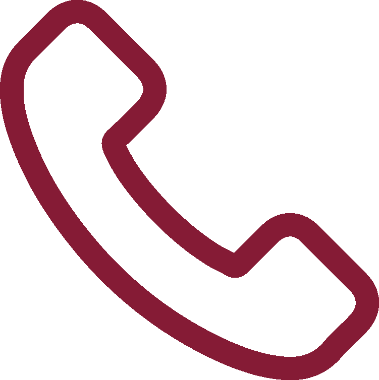 Red Phone Icon Simple PNG Image