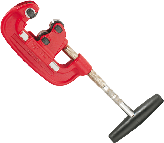 Red Pipe Cutter Tool PNG Image