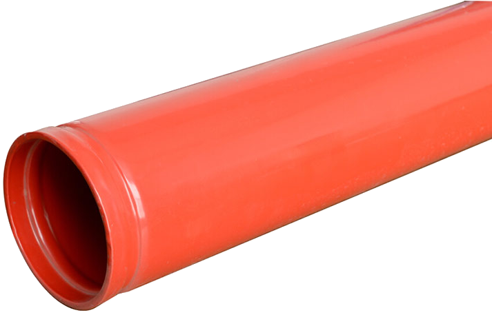 Red Plastic Pipe PNG Image