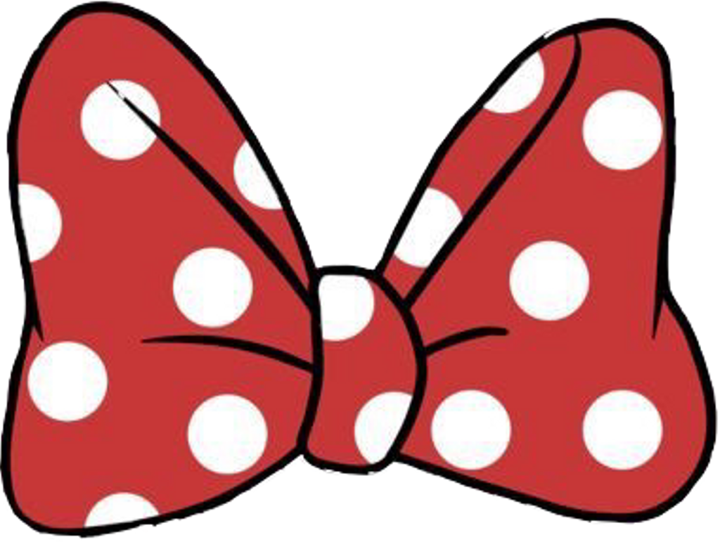 Red Polka Dotted Bow Clipart PNG Image