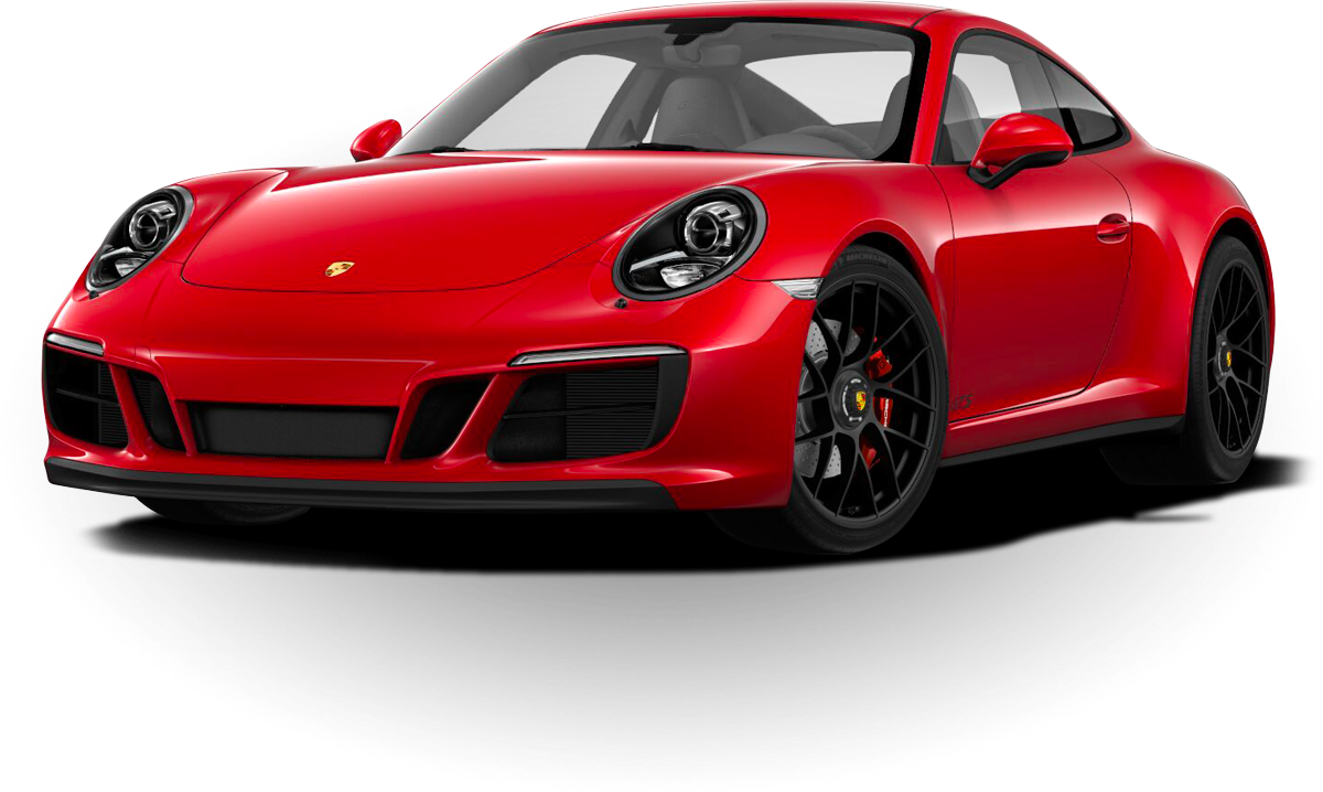 Red Porsche911 Carrera Side View PNG Image