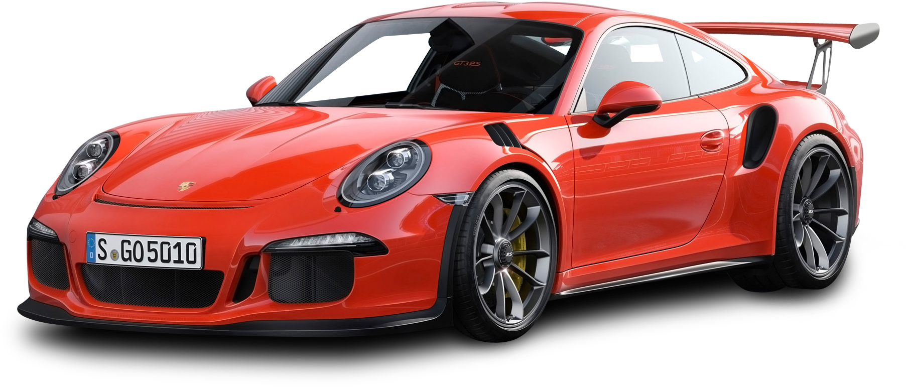 Red Porsche911 G T3 R S Side View PNG Image