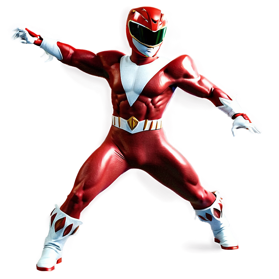 Red Power Ranger Movie Version Png 06292024 PNG Image