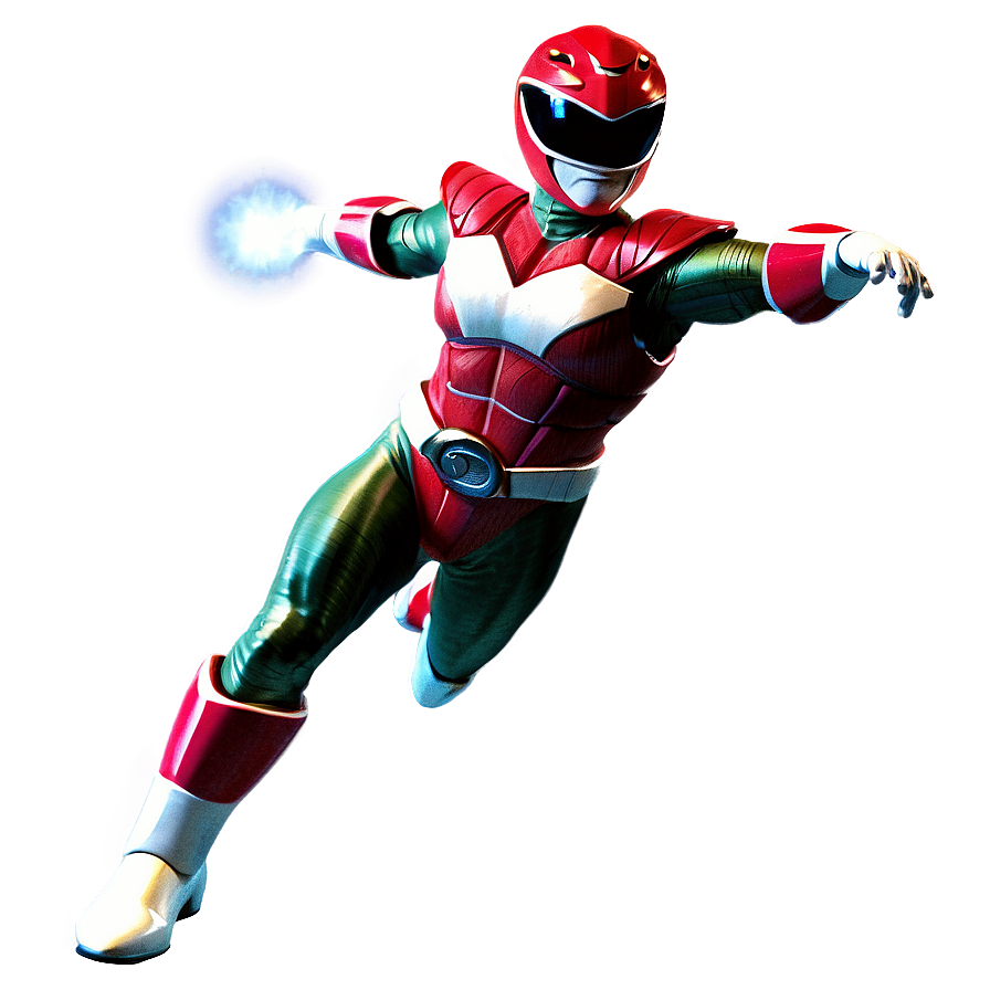 Red Power Ranger Movie Version Png 50 PNG Image