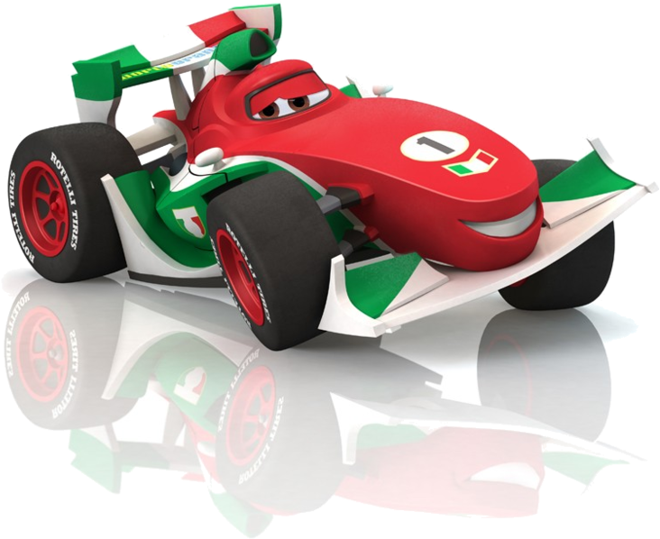 Red Racing Car Character PNG Image