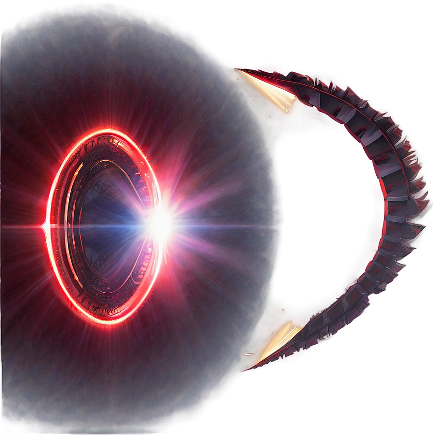 Red Radiance Lens Flare Png Elw PNG Image