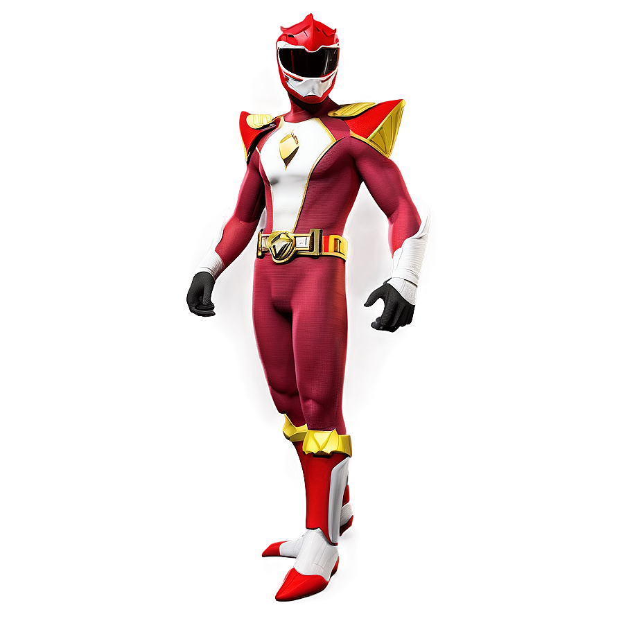 Red Ranger Dino Thunder Png 06292024 PNG Image