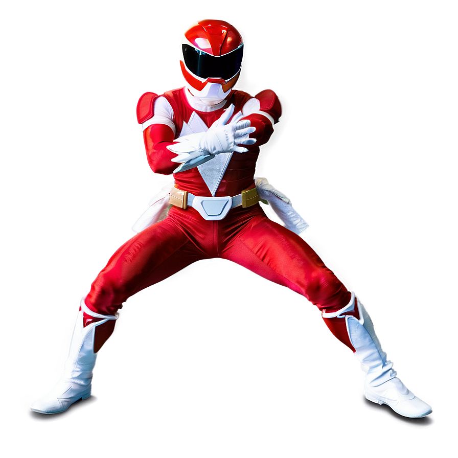 Red Ranger Legacy Pose Png Kgm PNG Image