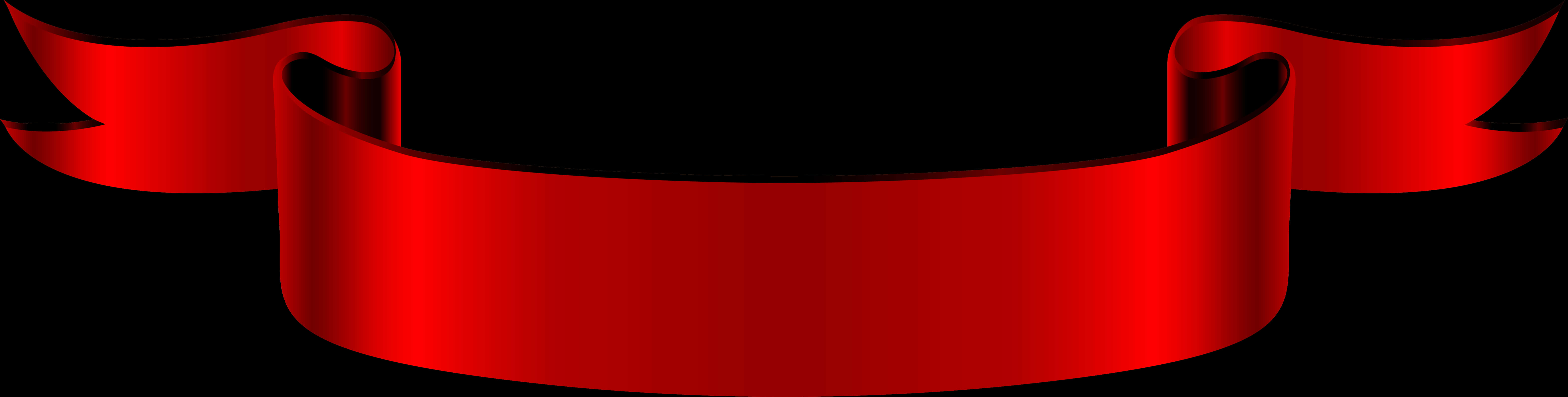 Red Ribbon Banner Graphic PNG Image