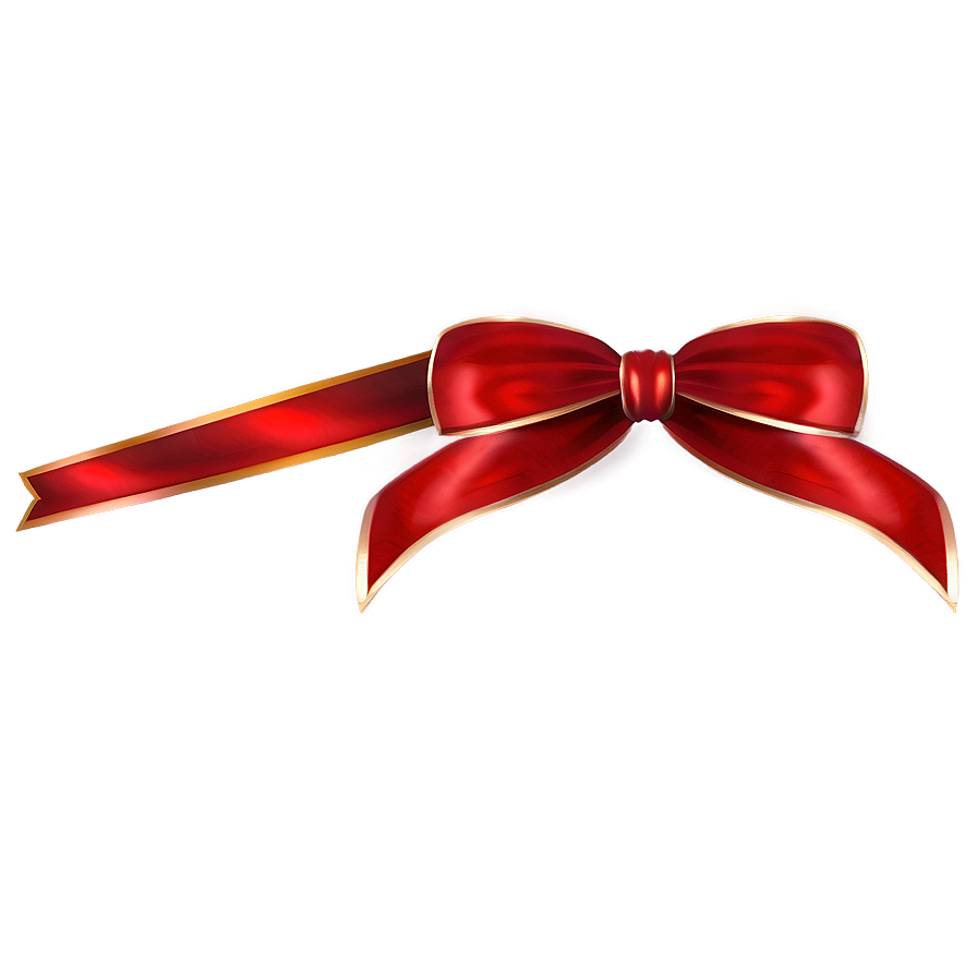 Red Ribbon Bow Top Png Hxj85 PNG Image