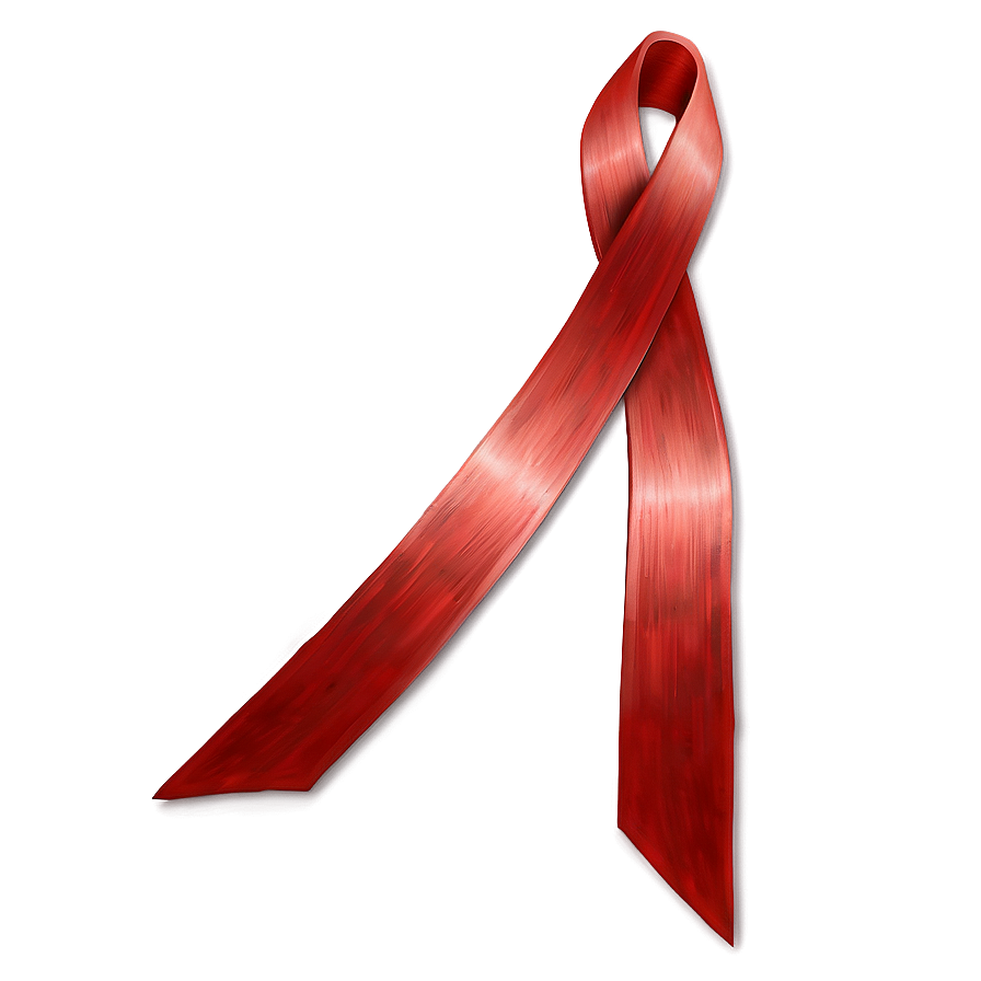 Red Ribbon For Awareness Png 79 PNG Image