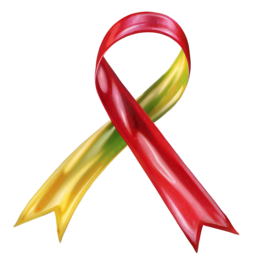 Red Ribbon Wave Png Ekw25 PNG Image