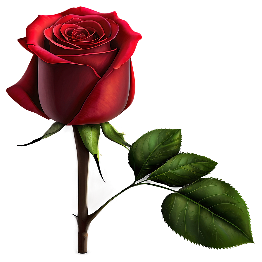 Red Rose Bud Png 05242024 PNG Image