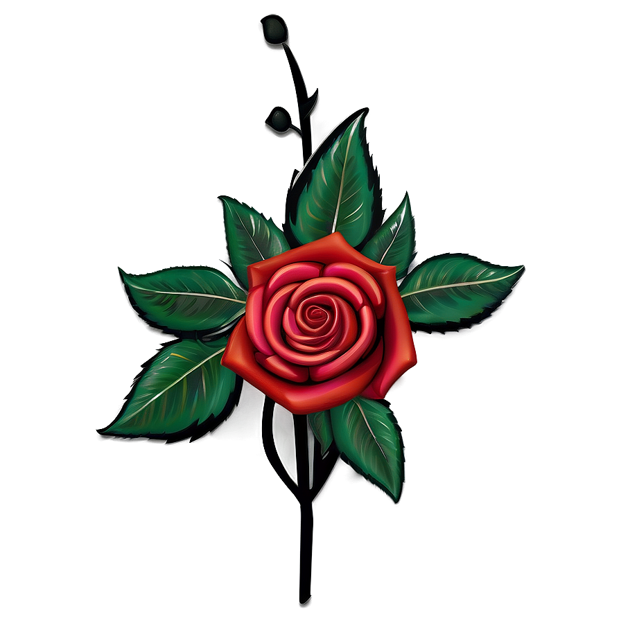 Red Rose Corsage Png 05242024 PNG Image