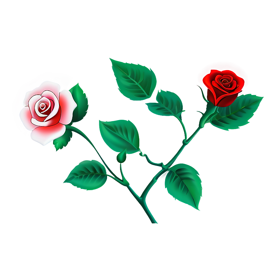 Red Rose Tattoo Template Png Jvx72 PNG Image