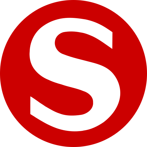 Red S Letter Circle Logo PNG Image