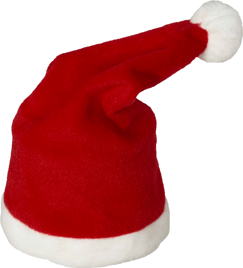 Red Santa Claus Hat Christmas PNG Image