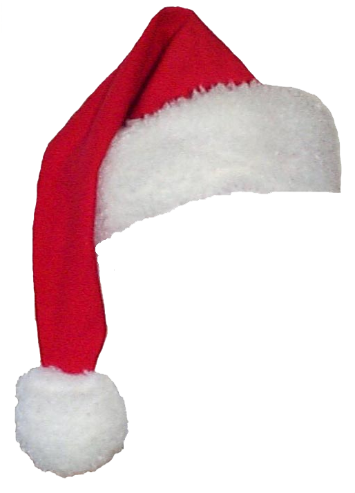 Red Santa Claus Hat Isolated PNG Image