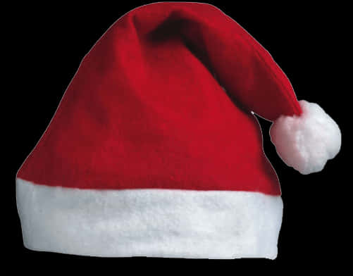 Red Santa Claus Hat Isolated PNG Image