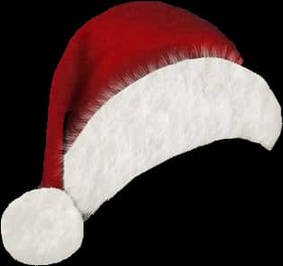 Red Santa Hat Isolated PNG Image