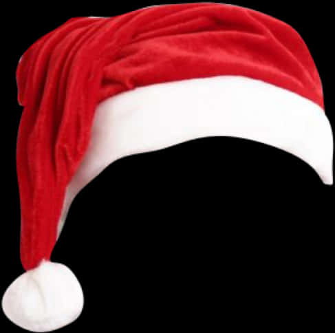 Red Santa Hat Isolated PNG Image