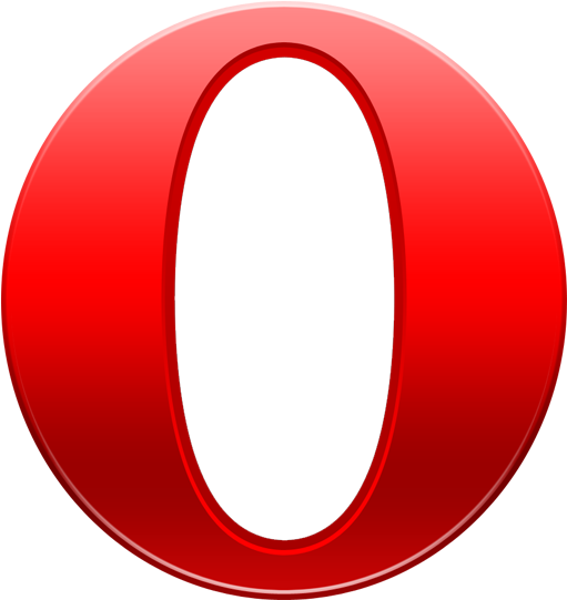 Red Shiny Letter O Icon PNG Image