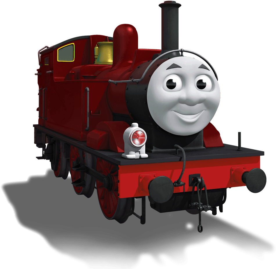 Red Smiling Train Character Thomas Friends PNG Image