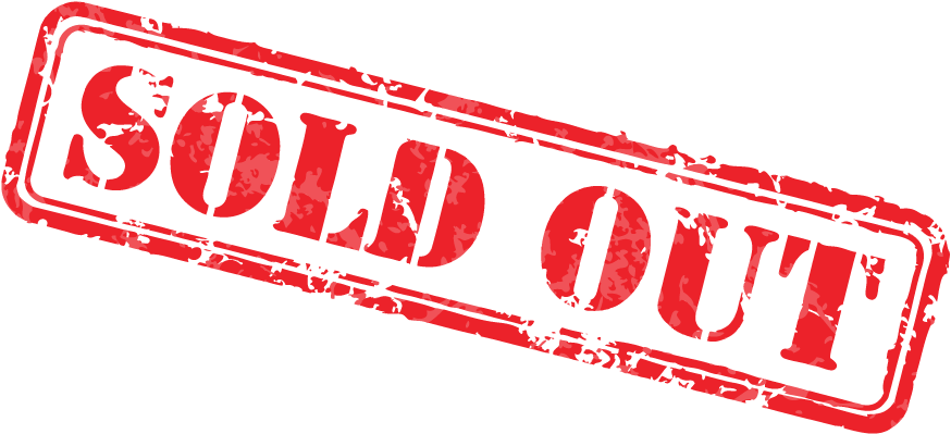 Red Sold Out Stamp PNG Image