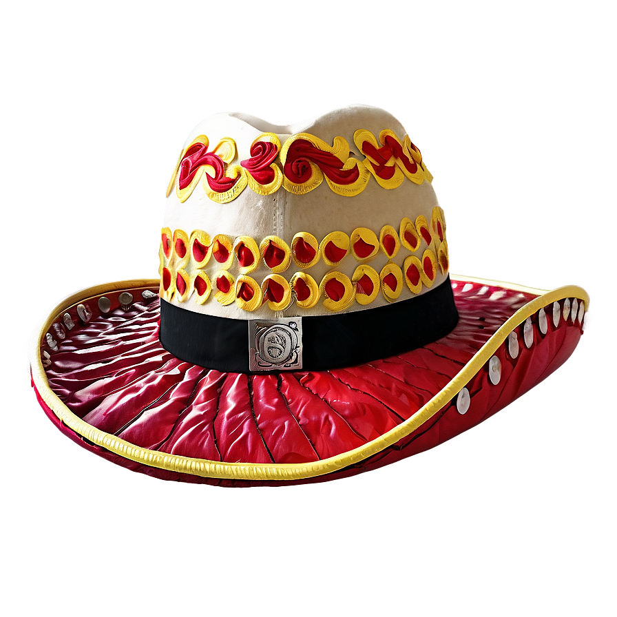 Red Sombrero Hat Png 06272024 PNG Image