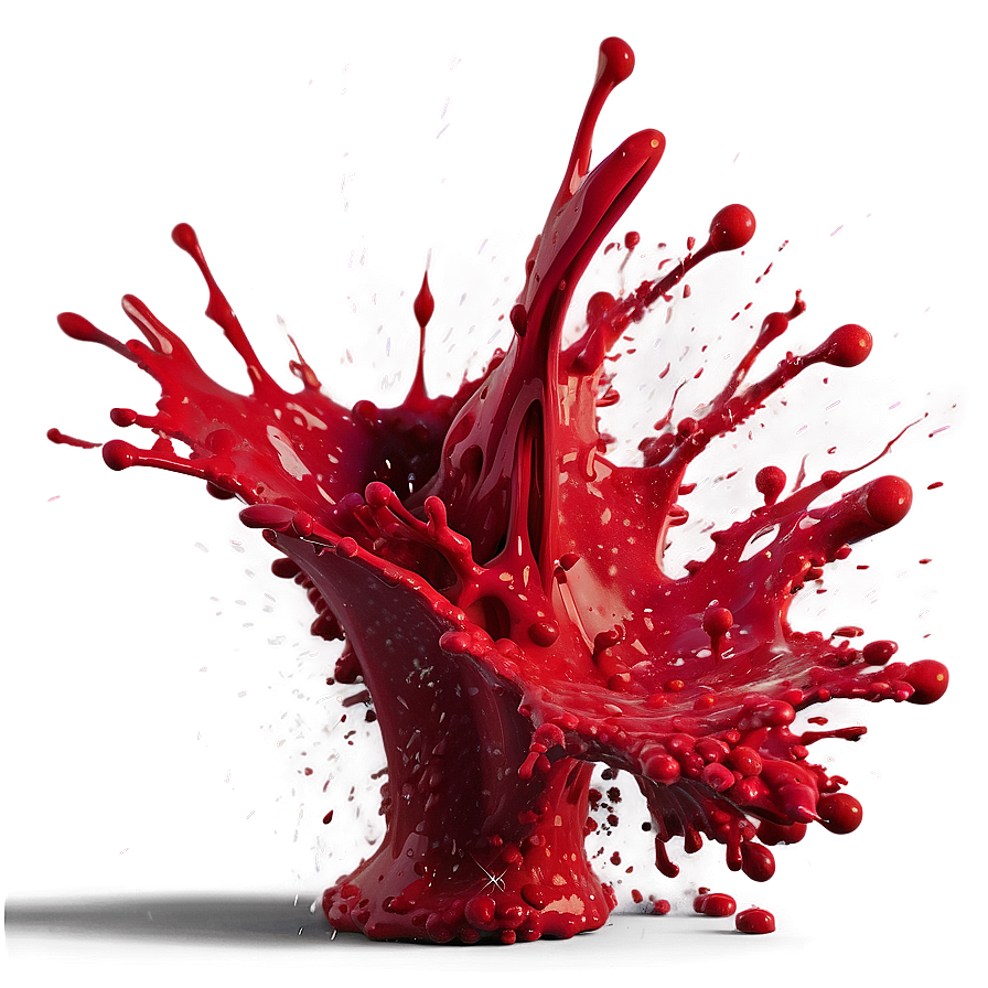 Red Splatter Splash Effect Png 17 PNG Image