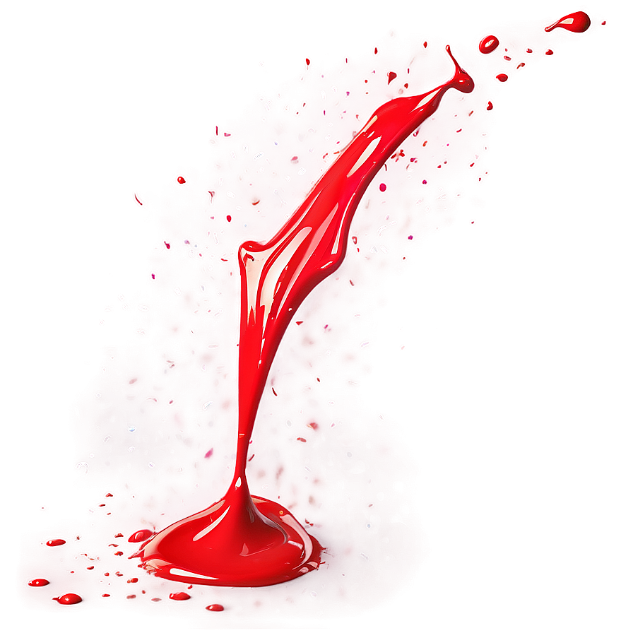 Red Splatter Splash Effect Png Rlh PNG Image