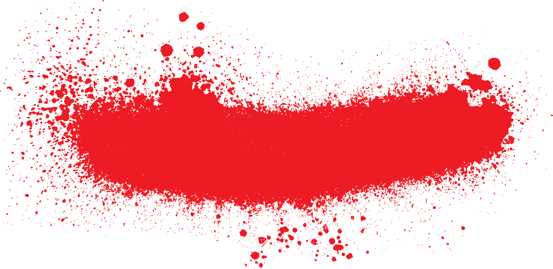 Red Spray Paint Splatter PNG Image