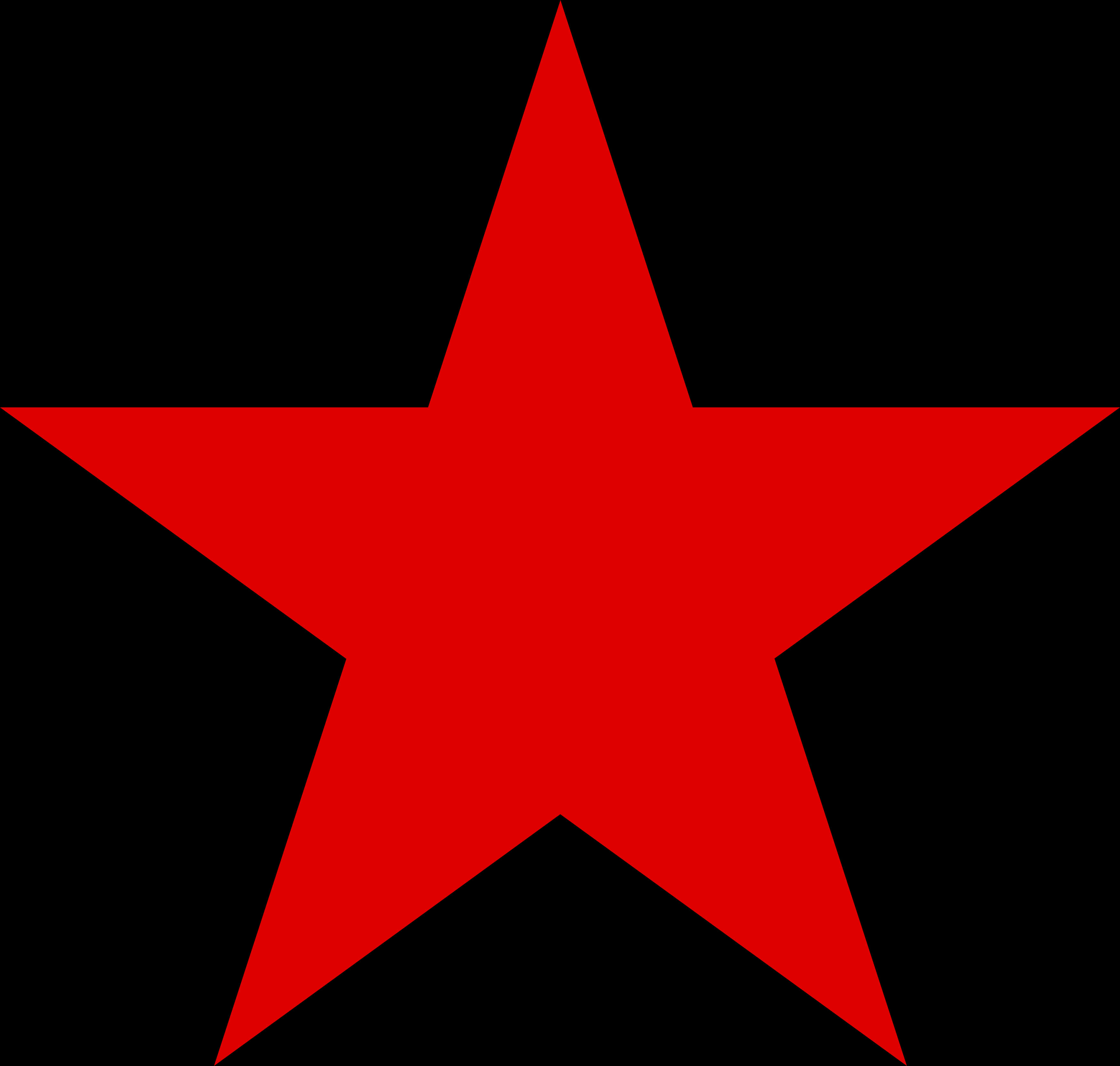 Red Star Graphic PNG Image