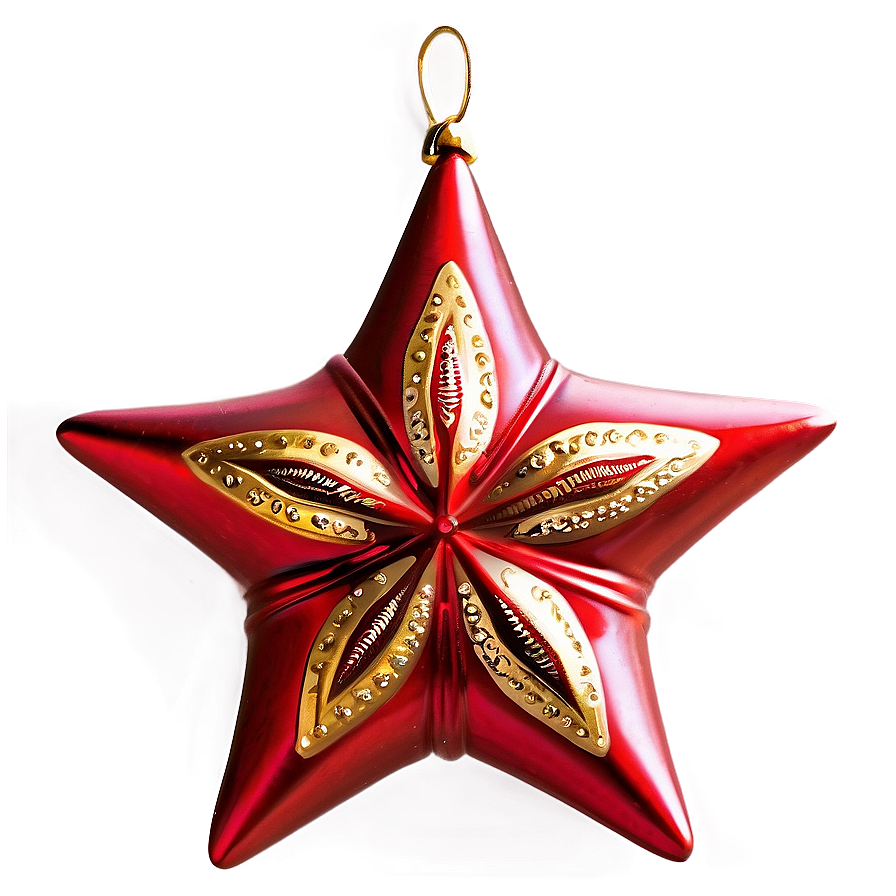 Red Star Ornament Png 46 PNG Image