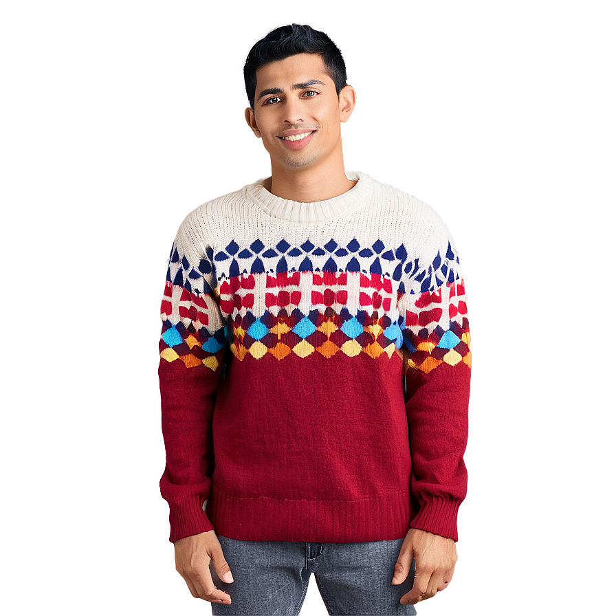 Red Sweater C PNG Image