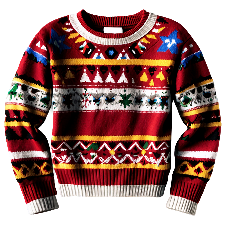 Red Sweater D PNG Image