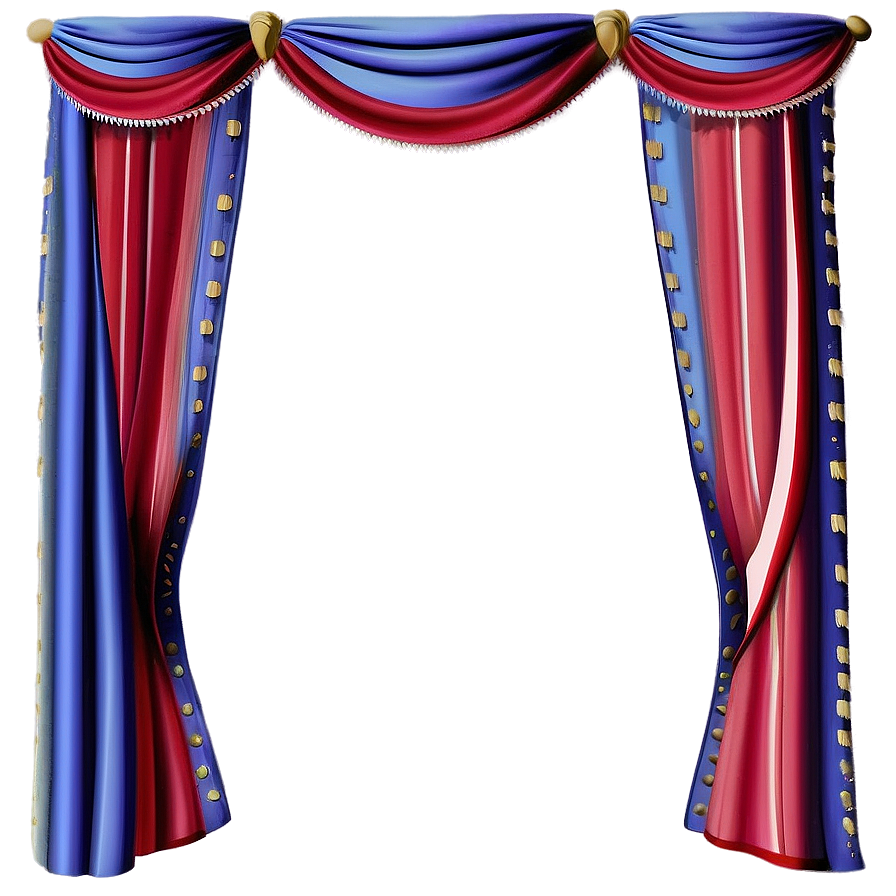 Red Theater Curtain Png Glh66 PNG Image