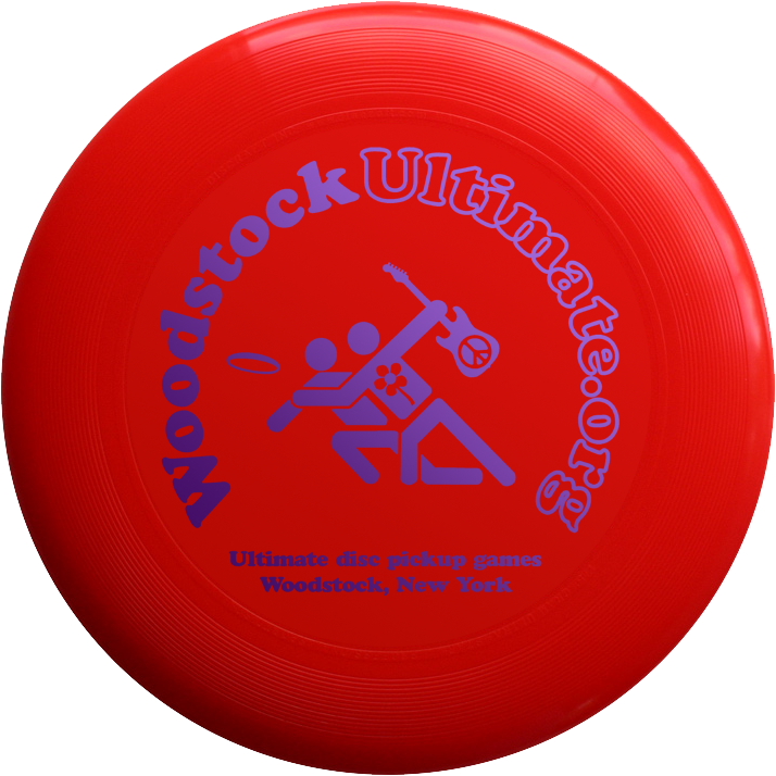 Red Ultimate Frisbee Disc PNG Image